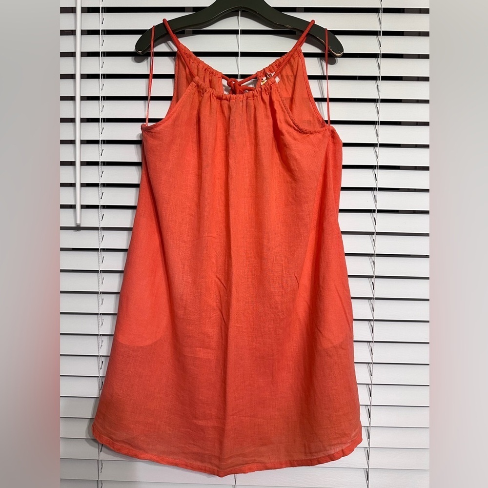 🛍️C & C California 55% linen Dress Size Large
